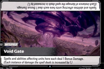 Riftbound OGN296 - Void Gate - Uncommon - Origins