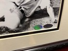 Yogi Berra Autographed Framed Red Sox Baseball Photo - CofA attached — photo 2