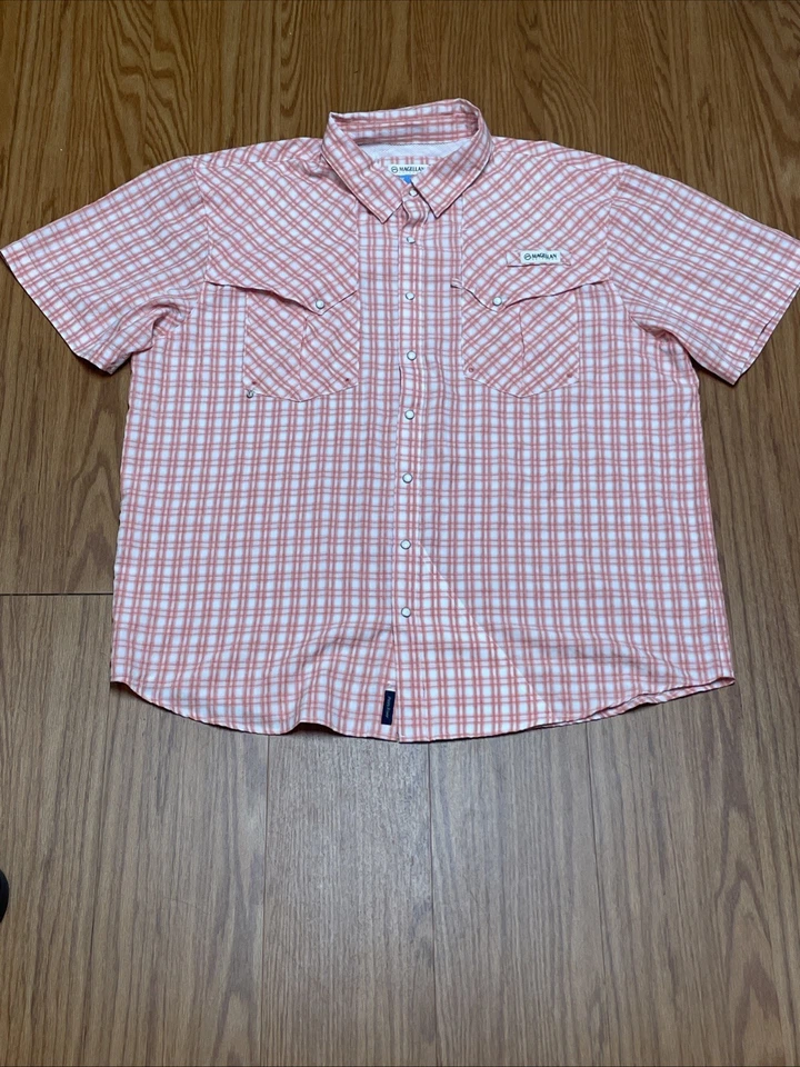 Magellan outdoors Fish Gear Pearl Snap Button Down 2xl relaxed classic  fit XXL - Image 2 of 4
