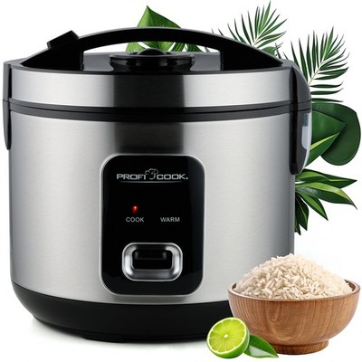 ProfiCook Reiskocher PC-RK 1285 Edelstahl, Dampfgarfunktion, NEU