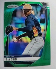 2025 Panini Prizm - Cam Smith, Cam Smith #263 Green Prizm (RC)