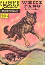Classics Illustrated 080 White Fang #5 VG 1951 Stock Image Low Grade