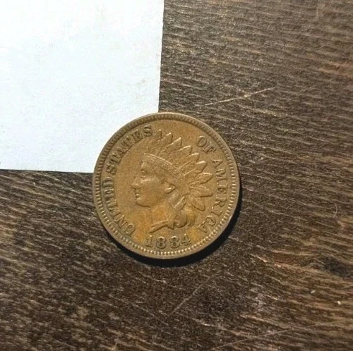 1884 Indian Head Cent Mid Grade VF+