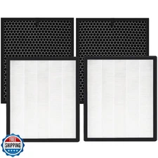 LV-PUR131 Replacement Filters Compatible with LEVOIT Air Purifier Models LV-P