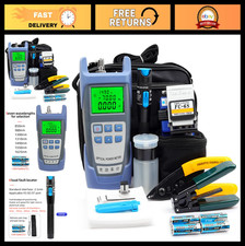 FTTH Fiber Optic Termination Kit with Fault Locator, Cleaver, Power Meter