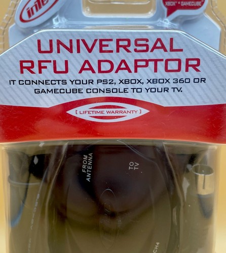 Intec Universal RFU Adapter Connects PS2 XBOX Gamecube Console to TV - NEW - Picture 2 of 8