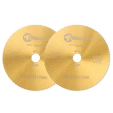 2PCS 3 Inch HSS Circular Saw Blade 100T with 3/8" Arbor, Mini 2pcs-3“ 