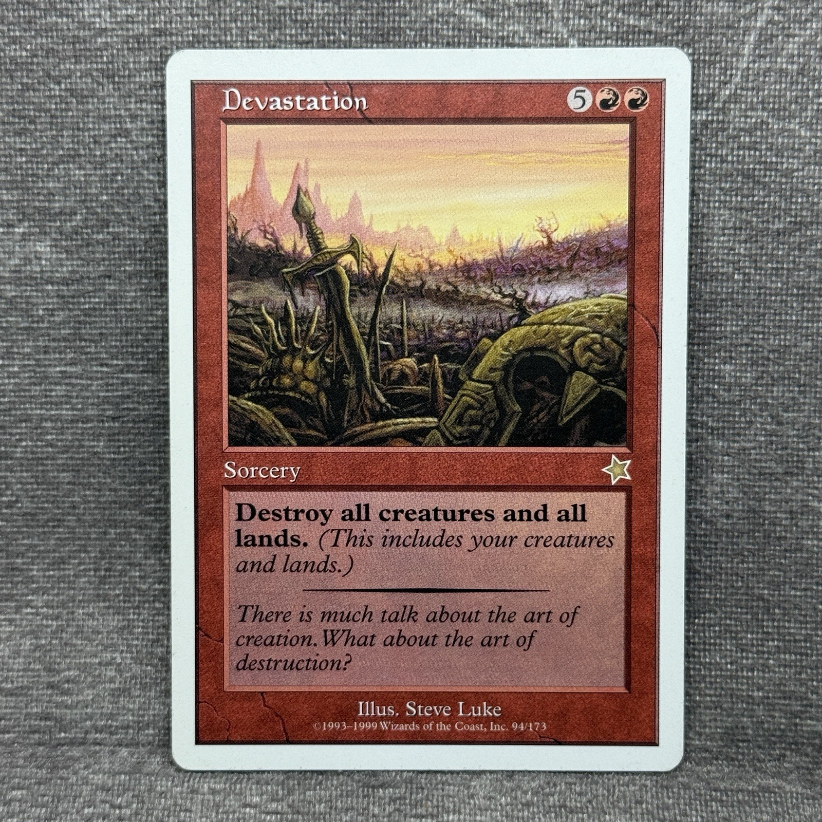 MTG Devastation Starter 1999 S99 #94 Non-Foil LP Magic the Gathering