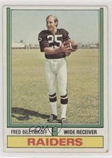 1974 Topps Fred Biletnikoff #490 HOF 0e1b