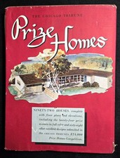 1948 Chicago Tribune Prize Homes Hardcover Dust Jacket 92 Vintage House Plans