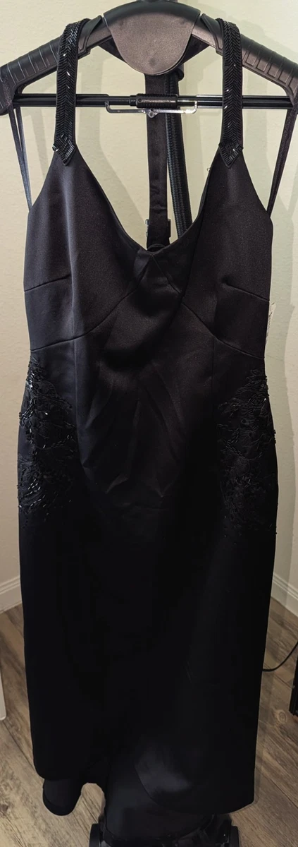 green emerald velvet dress H & M Black Velvet Cocktail Dress With Sequins main image 0