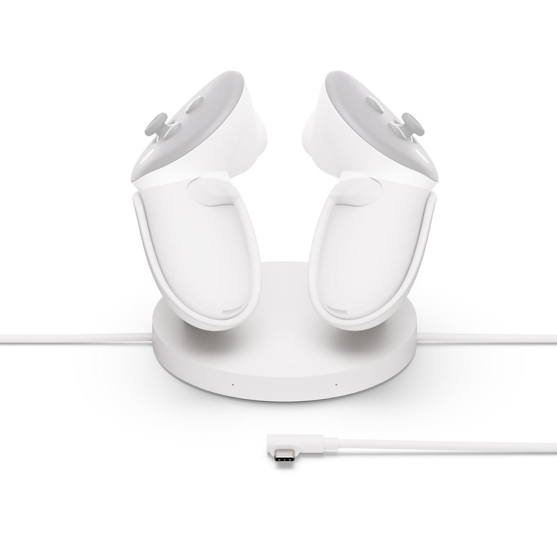 Meta Quest Compact Charging Dock — Works with Meta Quest 3/3S — Extended Headset