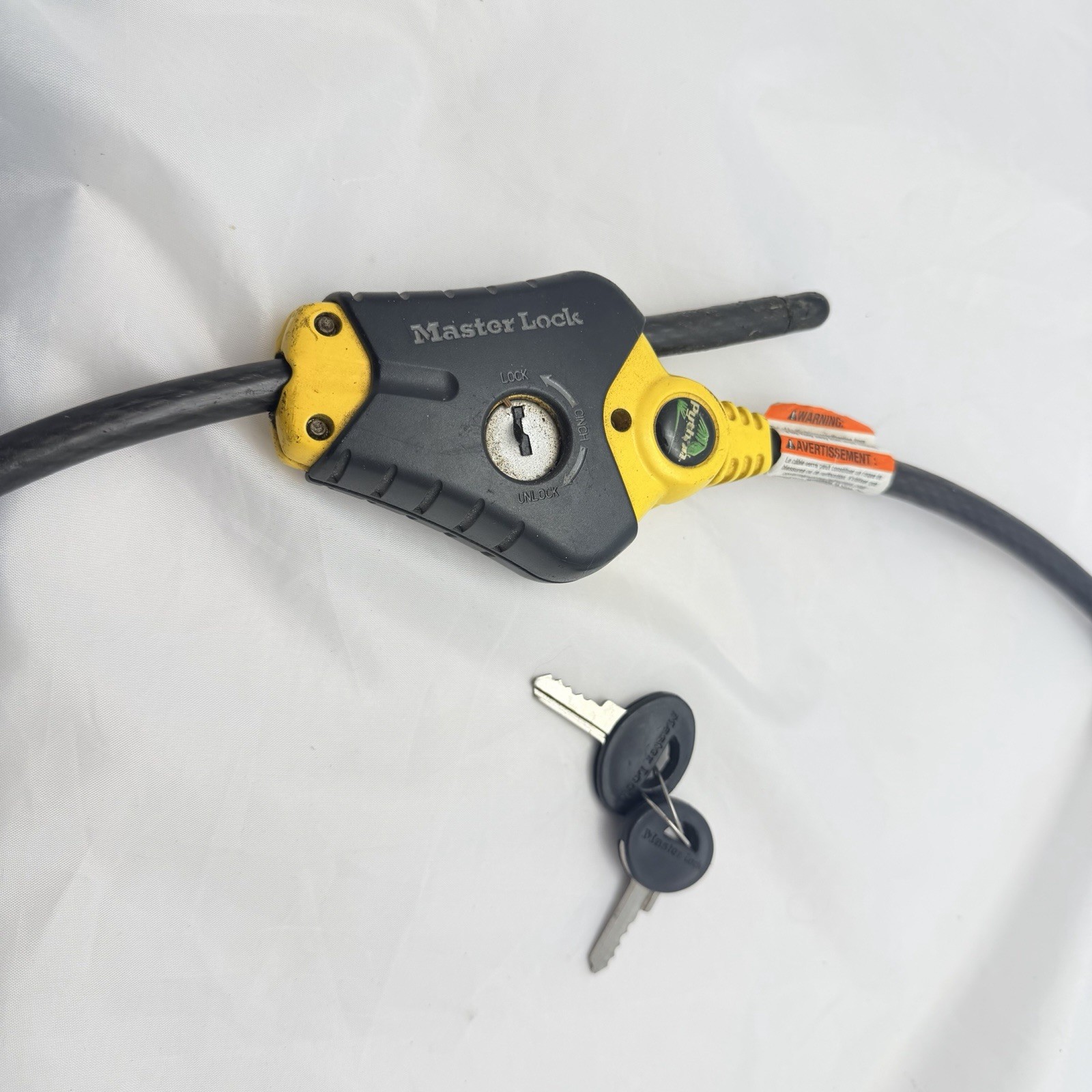 Python 6 Ft. Cable Lock With 2 Keys 8413KACBL-6 By Master Lock Adjustable image 3
