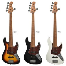 Bacchus WJB5-1DX-AC RSM/M CAR 5-string bass beginner 12-piece set with Fender