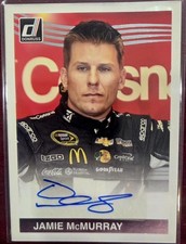 Jamie McMurray Auto 2017 Donruss Racing NASCAR #1 Chevy SS 🔥
