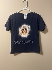 Taylor Swift 1989 World Tour Youth Medium T Shirt Navy Blue