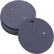 50 Pcs Earring Display Cards 1.57 Inch round Cardboard Small Blank Earring Card