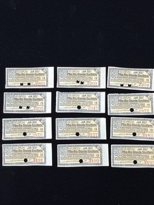 1897 Rio Grande Southern Railroad Gold Bond Interest Coupons Lot of 12