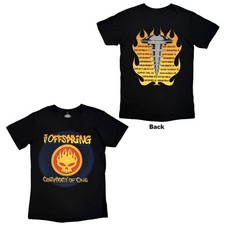 The Offspring Carbon T-Shirt: Conspiracy Of One Tour '00 (Black) (Back Print) OF