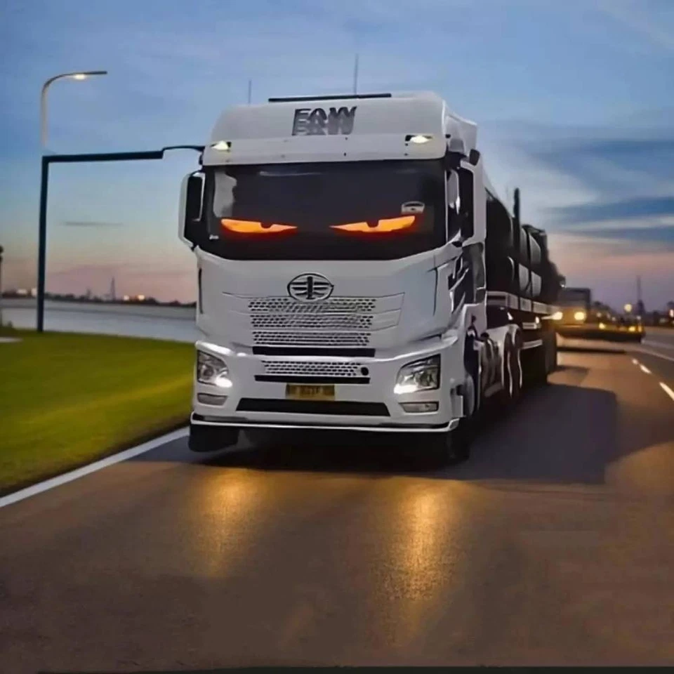 2024 Colorful Eye Lamp Soft Screen for Car Windows, Led Eyes for Car Window DIY Foto 2 de 4