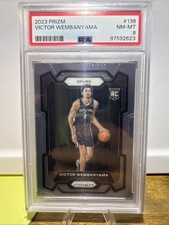 Victor Wembanyama 2023-24 Panini Prizm #136 Base PSA 8 ROOKIE