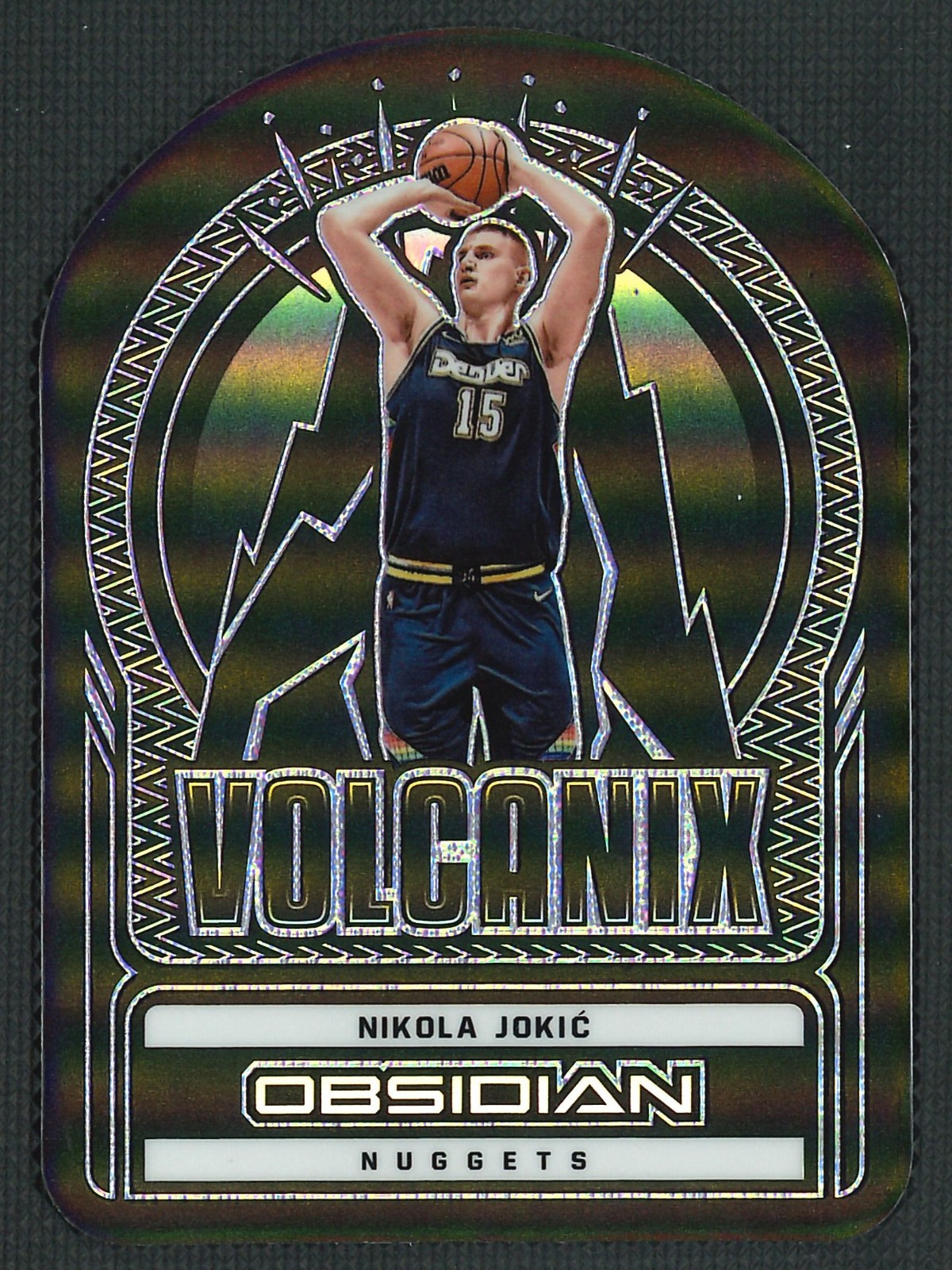 2021-22 Panini Obsidian Nikola Jokic Volcanix #21 SSP Denver Nuggets 🏆 Case Hit