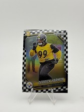 2025 Panini Prizm Black & White Checkerboard RC Derrick Harmon SSP #368 Steelers