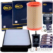 FILTERSET INSPEKTIONSPAKET+ZÜNDKERZEN passend für RENAULT TWINGO 2 1.2 AB 03.07