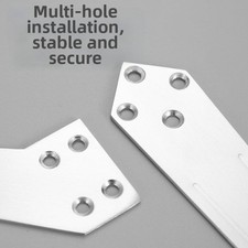 Rubber Bumper 90-degree Doorstop Thick Rubber Pad Stainless Steel Construction