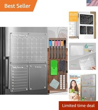 Magnetic Acrylic Fridge Calendar Dry Erase Planner