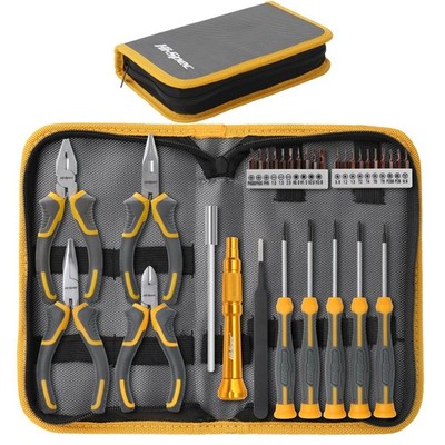 Hi-Spec 32pc Electronics Repair & Opening Tool Kit Set for Laptops, Phones, D...