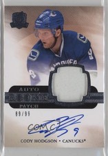 2011-12 Upper Deck The Cup Rookie 89/99 Cody Hodgson #177 Patch Auto 0bz8