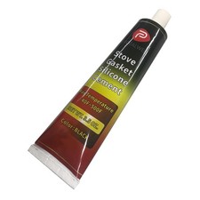 Protalwell Wood Stove Door Gasket Cement, High Temperature Resistance Adhesiv...
