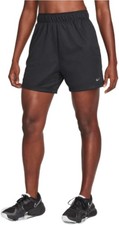 Nike Attack Women's Dri-FIT Fitness Mid-Rise 5" Unlined Shorts Black X-Small - B