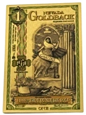 2025 Nevada 1 Goldback (Caritas, Charity)