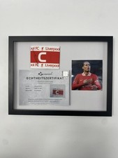 Captain's Armband Virgil Van Dijk Signed In Frame FC Liverpool Autograph