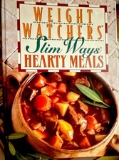 Weight Watchers Slim Ways Hearty Meals Hardcover Cookbook Macmillan 1996 Recipes