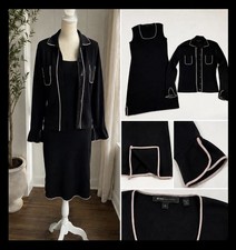 BCBG Max Azria Vintage Knit Dress Cardigan Se...