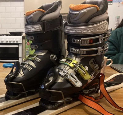 Salomon Evolution Boots Size Used But Good Condition UK