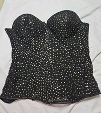 Women s 5XL Top Drawer By Daisy Corsets Black Corset Bustier New Without Lace