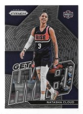 2023 PANINI PRIZM WNBA BASKETBALL #14 NATASHA CLOUD GET HYPED INSERT,MYSTICS