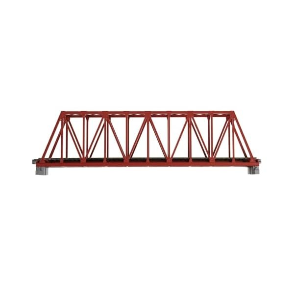 KATO N gauge single track truss iron bridge red brown 20-429 model railroad
