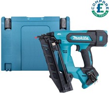 Makita DBN610ZJ 18V LXT Cordless 16Ga Angled Finish Nailer With Makpac Case