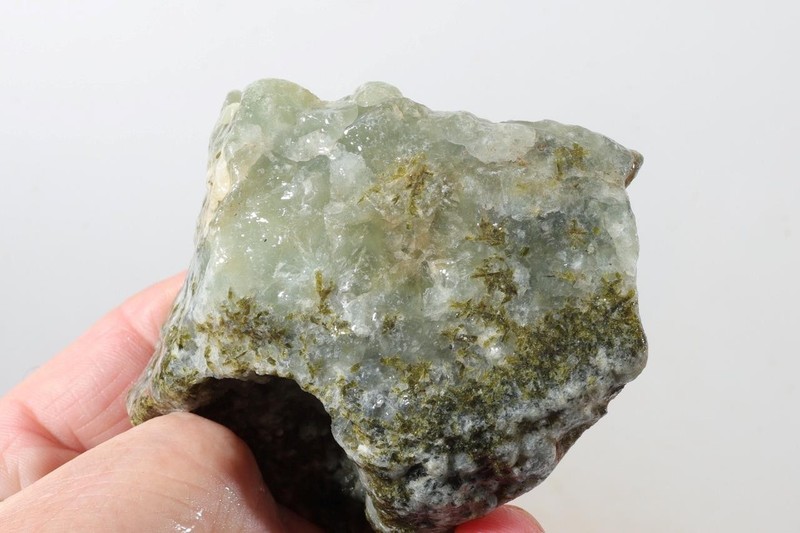 Mali Botryoidal Prehnite w/ Epidote Lapidary 8.6 oz rough Lot #F5