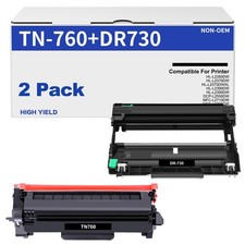 TN760 Toner Cartridges DR730 Drum for Brother DCP-L2550DW HL-L2395DW MFC-L2710DW