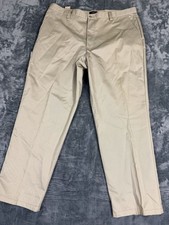 Dockers Mens Flat Front Pants Size 40x30 Style Khaki Beige NWT