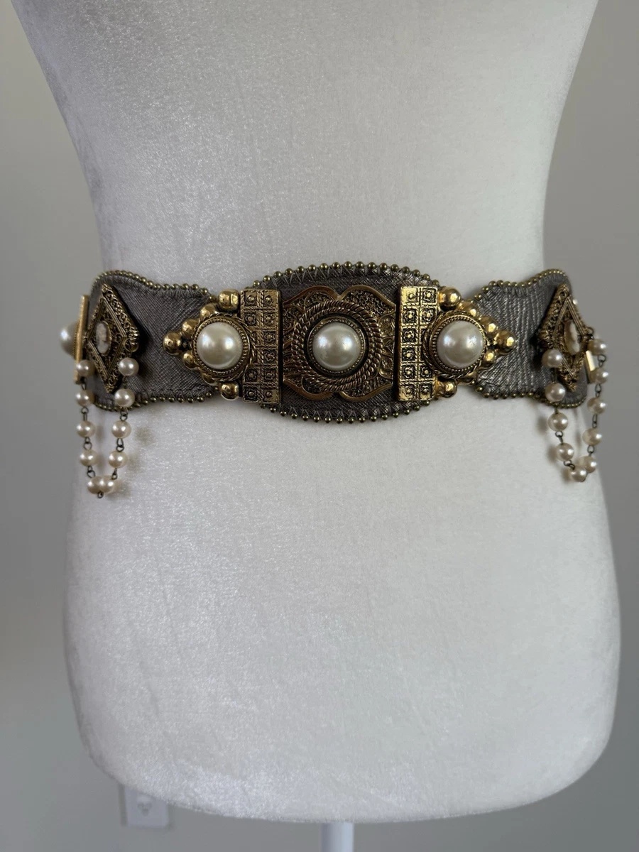 Chain Belt Medium Gold Belts for Women for sale | eBay display picture 3