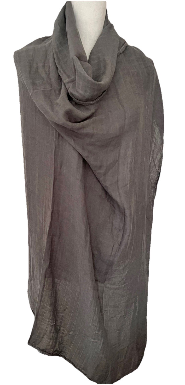 MOMCOZY Gray Bamboo Cotton Nursing Cover Swaddle Blanket 44x44 NWOT