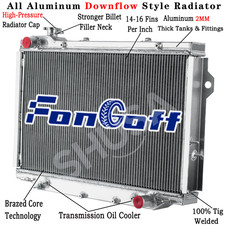4 Row Aluminum Radiator fit  1990-1998,1992 Toyota Land Cruiser 4.0L I6