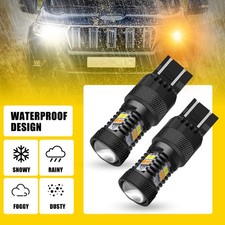 Quality 7443 7440 White Amber Switchback Led Turn Signal Lights Hyper Anti Flash